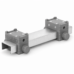 Fixator magnetic 2 în 1 pentru profil CD 60 / PP 60×27 folosit ca șablon distanțier