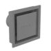 Ventilație ascunsă VentZero T-S 100 NEQUIID, vedere 3D cu racord posterior Ø100 mm
