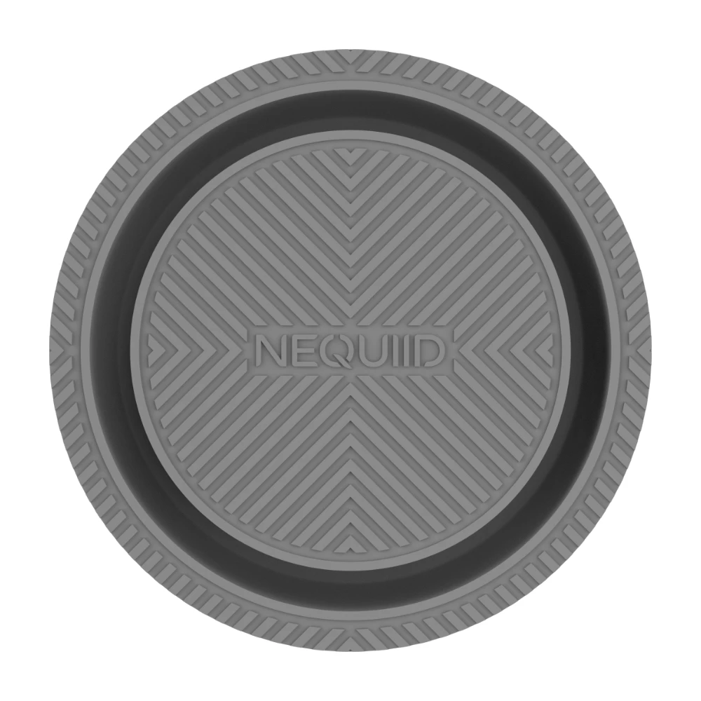Vedere frontală VentZero T-R, ventilație ascunsă sub gresie cu formă rotundă